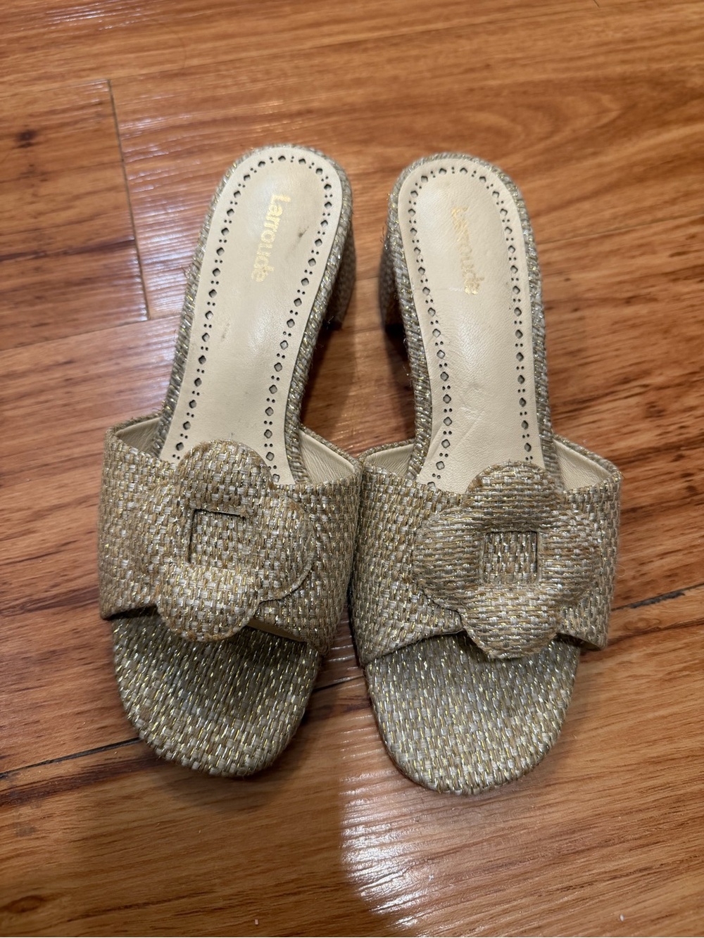 Gently Worn Larroude heeled sandals